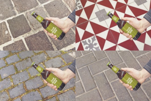 5 Get Beer Bottle Mockup (1820)